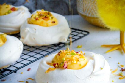 Recept Pasen, Paasrecept, Paasnestjes maken, Meringue nestjes, Lemoncurd recept, Lemoncurd maken, Bergamot vrucht, Citruscurd, Leuke Paasrecepten, Feestrecepten, Bergamotcurd