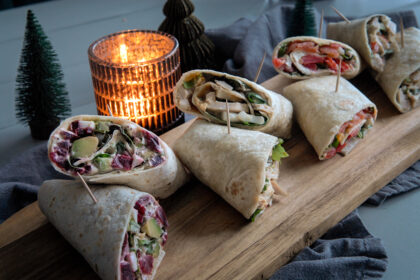 Gevulde wrap recepten, wrap met kip, koude wraps, wrap met zalm, wrap met bieten, wrap met feta, wrap met geitenkaas, Wrap vulling ideeën,