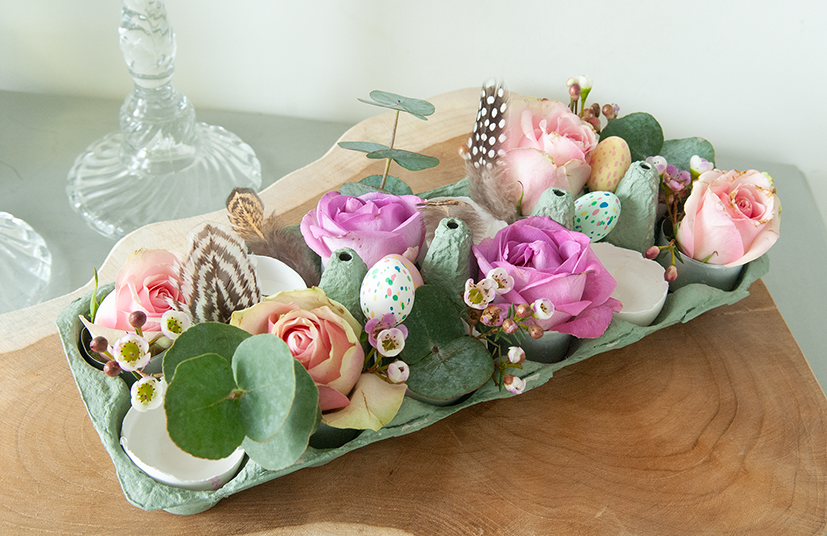 Paastukjes, DIY paasstukjes, Eierdoosje hergebruiken, Creatief met eierdoosjes, Zelf paasstukje maken, Idee voor paasstukje, Paastafel, Paas inspiratie,