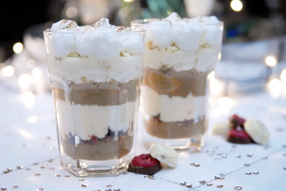 HandsOff My Chocolate, Inspiratie kerst, Kerstdessert, Recept trifle, Trifle met chocolade,Trifle met mascarpone, Trifle met meringue, Wat is een trifle