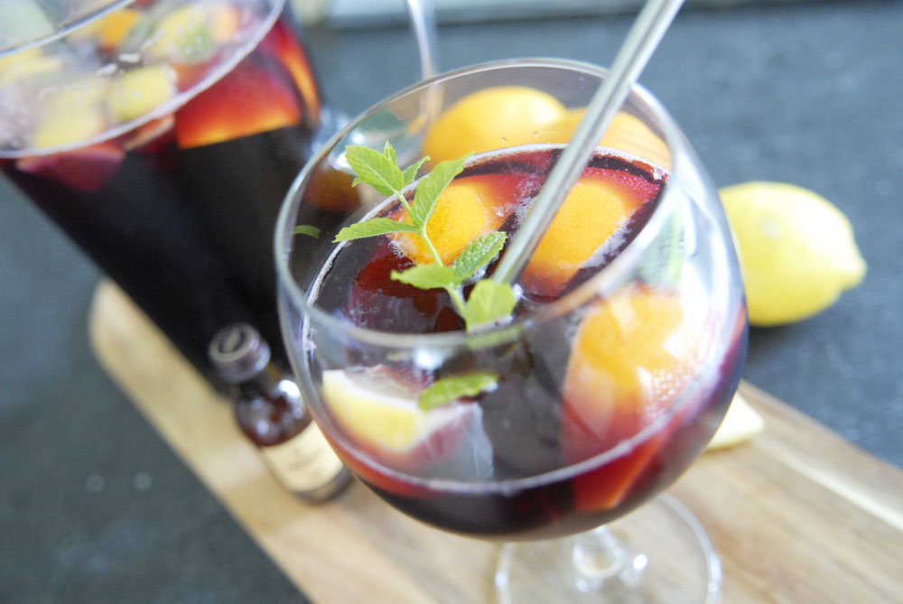 Abuelo rum, Foodybox Kroon op het Werk, Sangria met rum, Sangria recept, Sangria met ginger ale