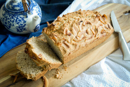 Glutenvrij bakken, Glutenvrij recept cake, Glutenvrije kokosbrood, Kokoscake, Lactosevrij, Recept Kokosbrood,