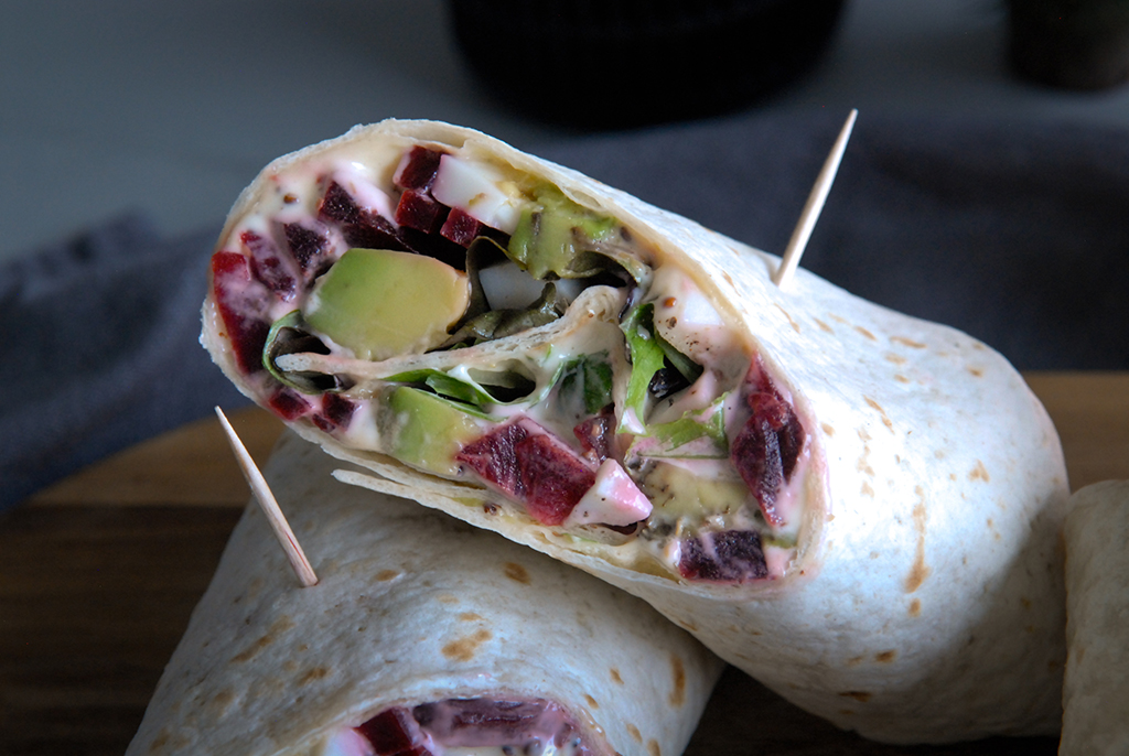 Gevulde wrap recepten, wrap met kip, koude wraps, wrap met zalm, wrap met bieten, wrap met feta, wrap met geitenkaas, Wrap vulling ideeën,